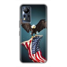 Чохол Прапор USA для Infinix Note 11 (Орел і прапор)