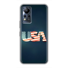 Чохол Прапор USA для Infinix Note 11 (USA)