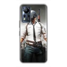 Чехол PUBG для Инфиникс Ноут 11 (AlphaPrint) (Пабг мен)