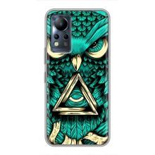 Чехол с птицами на Infinix Note 11 (VPrint) (Сова с глазом)