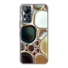 Мраморный чехол на Infinix Note 11 (VPrint) (Радужный Мрамор)