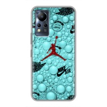 Силиконовый Чехол Nike Air Jordan на Инфиникс Нот 11 (Джордан Найк)