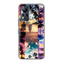 Силиконовый чехол с КАРТИНКАМИ лето для Infinix Note 11 (AlphaPrint) (Летний отпуск)