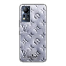 Текстурный Чехол Louis Vuitton для Инфиникс Нот 11 (Белый ЛВ)