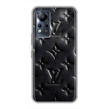 Текстурный Чехол Louis Vuitton для Инфиникс Нот 11 (Черный ЛВ)