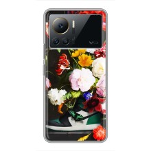 Брендновые Чехлы для Infinix Note 12 2023 - (PREMIUMPrint) – Nike цветы