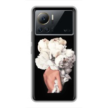 Чехлы (ART) Цветы на Infinix Note 12 2023 (VPrint) (Білі квіти)