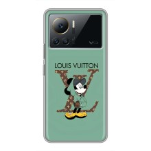 Чехлы Луи Витон для Infinix Note 12 2023 (AlphaPrint - LOUIS VUITTON) (Микки Маус LV)