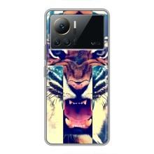 Чехлы с изображением разных животных для Infinix Note 12 2023 (Яркий Тигр)