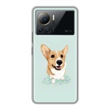 Чехлы с собаками для Infinix Note 12 2023 (VPrint) (Корги)