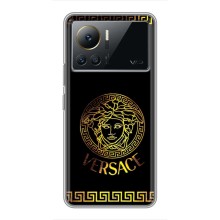 Чехлы VERSACE для Инфиникс Нот 12 (2023) (PREMIUMPrint) (Logo Versace)