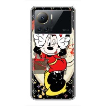 Чехол Disney Mouse Infinix Note 12 2023 (PREMIUMPrint) (Минни peace)