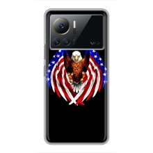 Чехол Флаг USA для Infinix Note 12 2023 – Крылья США