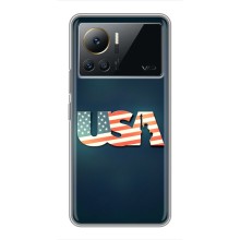 Чехол Флаг USA для Infinix Note 12 2023 (USA)