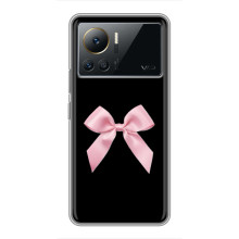 Чехол банты для Infinix Note 12 2023 – Бант на черном