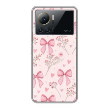 Чехол банты для Infinix Note 12 2023 – Банты с цветами