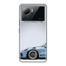 Чохол з авто Порше для Infinix Note 12 2023 – Блакитний Порше
