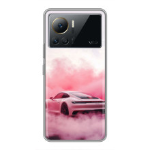 Чохол з авто Порше для Infinix Note 12 2023 – Рожевий Порше