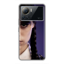 Чехол с дизайном Венздей 2 на Infinix Note 12 2023 (Глаза Уэнсдей)