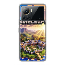 Чехол с картинками Майнкрафт для Инфиникс Нот 12 (2023) – Minecraft