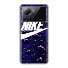 Чохол з логтипом Найк на Infinix Note 12 2023 (Найк на фіолетовому)