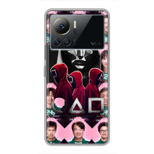 Чохол Гра в кальмара для Infinix Note 12 2023 – Персонажі гри кальмара