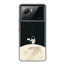 Космические Чехлы для Инфиникс Нот 12 (2023) (VPrint) (На луне)