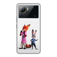 Силіконовий чохол з принтом Зоотрополіс для Infinix Note 12 2023 – Джуді і Нік