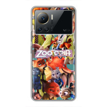 Силіконовий чохол з принтом Зоотрополіс для Infinix Note 12 2023 – Колаж героїв
