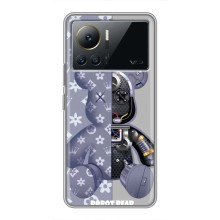 Силиконовый чехол для Infinix Note 12 2023 (Медведь Louis Vuitton)