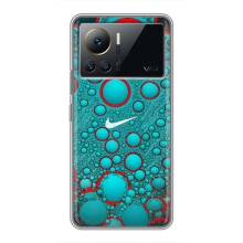 Силиконовый Чехол на Infinix Note 12 2023 с картинкой Nike (Найк зеленый)