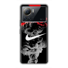 Силиконовый Чехол на Infinix Note 12 2023 с картинкой Nike (Nike дым)