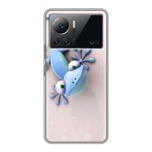 Чехлы с изображением разных животных для Infinix Note 12 Pro (4G) (Геккон)