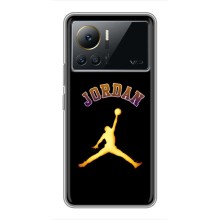 Чехлы для Infinix Note 12 Pro (4G) - с картинкой JORDAN (AlphaPrint) (Jordan Gold)