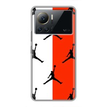 Чехлы для Infinix Note 12 Pro (4G) - с картинкой JORDAN (AlphaPrint) (Лого Джордан)