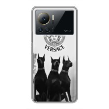 Чехлы VERSACE для Инфиникс Ноте 12 Про (4G) (PREMIUMPrint) (Доберман Версаче)