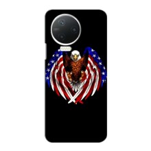 Чохол Прапор USA для Infinix Note 12 Pro (4G) (Крила США)