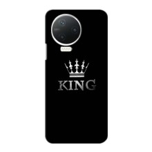 Чехол (Корона на чёрном фоне) для Инфиникс Ноут 12 Pro (4G) (KING)