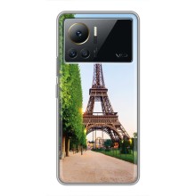 Чехол Эйфелева Башня для Infinix Note 12 Pro (4G) - (AlphaPrint) (Дорога в Париж)