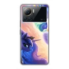 Чехол для Инфиникс Ноте 12 Про (4G) - (Единорожки - Новинки) (AlphaPrint) (Единорожки)