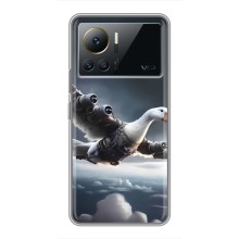 Чехол с мемом Тралалело тралала на Infinix Note 12 Pro (4G) (Бомбардини гусини)