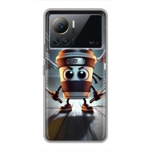 Чехол с мемом Тралалело тралала на Infinix Note 12 Pro (4G) (Капучино асасино)
