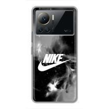 Чехол с логотипом Найк на Infinix Note 12 Pro (4G) (Найк дымчатый)
