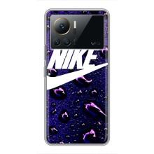 Чехол с логотипом Найк на Infinix Note 12 Pro (4G) (Найк на фиолетовом)