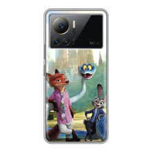Чохол Зоотрополіс на Infinix Note 12 Pro (4G) – Нік Джуді і змія