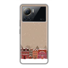 Новогодние, Праздничные Чехлы для Infinix Note 12 Pro (4G) - 2024 год (Зимний город)