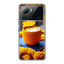 Чохол з унікальним дизайном 'Осінь з кавою' для Infinix Note 12 Pro (4G) – Кава з жовтим