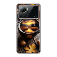 Чохол з унікальним дизайном 'Осінь з кавою' для Infinix Note 12 Pro (4G) – Темна кава