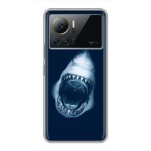 Силиконовый бампер с картинкой животных для Infinix Note 12 Pro (4G) (Пасть Акулы)