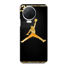 Силиконовый Чехол Nike Air Jordan на Инфиникс Ноут 12 Pro (4G) (Джордан 23)